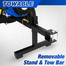 3inch 224cc 7.5hp Gas Powered Wood Chipper with Tow Hitch