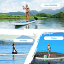 10 Feet Inflatable Stand Up Paddle Board with Adjustable Paddle Pump by LJGDeals