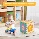 75 Pieces Baby Foam Interlocking Play Mat with Fence with Detachable Numbers by LJGDeals