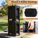 4.4 Gallons Insulated Beverage Dispenser with Ergonomic Handles Set of 2 by LJGDeals