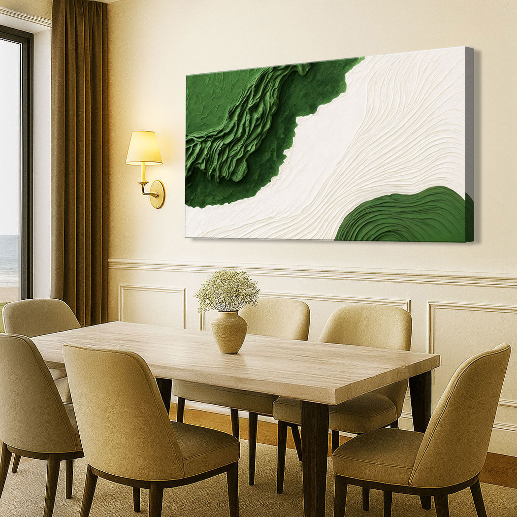 Green Rivers Abstract Wall Art IX, photo 4 of 10