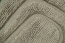 Custom Made Modern Contemporary Beige And Gray Hand Knotted Wool Rug