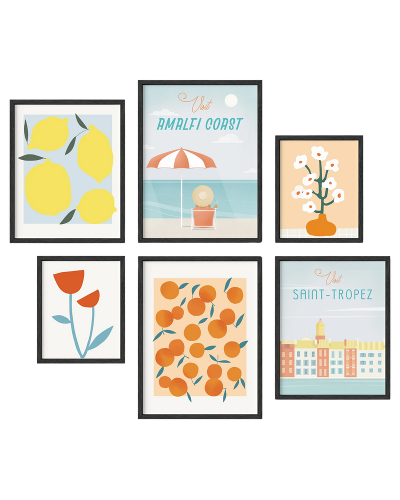 Travel gallery wall