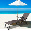 Adjustable Chaise Lounge Chair with 5 Reclining Positions by DirectDeals