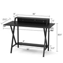 All-in-One Professional Gaming Desk with Cup and Headphone Holder by LJGDeals