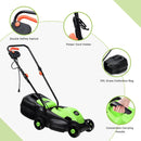 13 Inch Electric Push Lawn Corded Mower with Grass Bag by LJGDeals