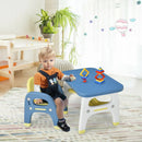 Kids Activity Table and Chair Set with Montessori Toys for Preschool and Kindergarten by LJGDeals
