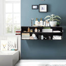 48.5 Inch 2 Tier Modern Wall Mounted Hanging Floating Shelf by LJGDeals