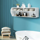 48.5 Inch 2 Tier Modern Wall Mounted Hanging Floating Shelf by LJGDeals