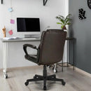 Adjustable Leather Executive Office Chair Computer Desk Chair with Armrest by LJGDeals