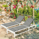 Patio Adjustable Reclining Chair Lounge Chair Chaise for Garden Deck Wheel by DirectDeals