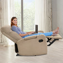 Recliner Chair Single Sofa Lounger with Arm Storage and Cup Holder for Living Room by DirectDeals