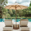 29.5 Inch Outdoor Steel Umbrella Base Stand for Backyard and Poolside by LJGDeals