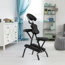 PU Leather Pad Travel Massage Chair with by LJGDeals