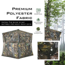3 Person Portable Pop-Up Ground Hunting Blind with Tie-downs by LJGDeals