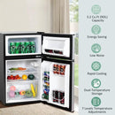 3.2 cu ft. Compact Stainless Steel Refrigerator by LJGDeals