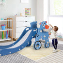 4-in-1 Foldable Baby Slide Toddler Climber Slide PlaySet with Ball by LJGDeals