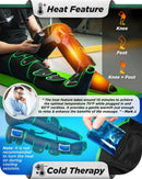 LX10 Full Leg Compression Massager, Forest Green