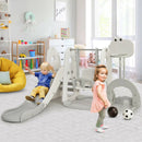 6 in 1 Toddler Slide and Swing Set with Ball Games by LJGDeals