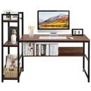 59-Inch Computer Desk Home Office Workstation 4-Tier Storage Shelves by LJGDeals