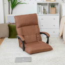 14-Position Adjusting Lazy Sofa Chair with Waist Pillow and Armrests by LJGDeals