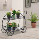 Heavy Duty Metal Flower Cart Plant Stand by LJGDeals