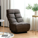 360-Degree Swivel Folding Floor Chair with 6 Adjustable Positions by LJGDeals