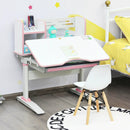 Kids Multifunctional Writing Desk with Tilt Desktop and Book Shelf by LJGDeals