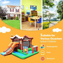 Kids Inflatable Bounce House Jumping Castle Slide Climber Bouncer Without Blower by LJGDeals