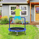 36 Inch Kids Trampoline Mini Rebounder with Full Covered Handrail by LJGDeals