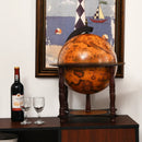 23 Inch Globe Wine Bar Stand for Dining Room and Living Room-Coffee by LJGDeals