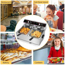 3400W Commercial Electric Fryer Dual Tank by LJGDeals