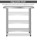 24 x 36 Inch Stainless Steel Commercial Kitchen Food Prep Table by LJGDeals