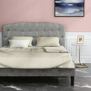 Queen Upholstered Headboard with Adjustable Heights by LJGDeals
