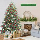 7 Feet Artificial Christmas Tree with 1260 Mixed PE and PVC Tips by LJGDeals