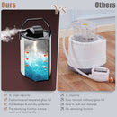 800W 2 Person Portable Steam Sauna Tent SPA with Hat Side Holes 3L Steamer by DirectDeals