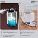 800W 2 Person Portable Steam Sauna Tent SPA with Hat Side Holes 3L Steamer by LJGDeals