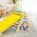 3 in 1 Wooden Set of 2 Triangle Climber with Ramp for Slid by LJGDeals