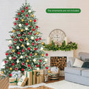 8 Feet Hinged Artificial Christmas Spruce Tree with Mixed PE and PVC Tips by DirectDeals