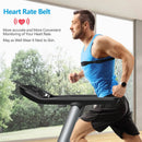 Italian Designed Folding Treadmill with Heart Rate Belt and Fatigue Button by LJGDeals