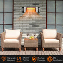 1500W Wall-Mounted Electric Heater Patio Infrared Heater with Remote Control by LJGDeals