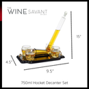 Ice Hockey Wine & Whiskey Decanter Set, 750ml