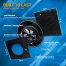 12" Solar Attic Vent Fan -55W by Langy Solar Lights
