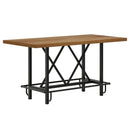 62.99" Bar Table, Farmhouse Pub Bar Counter Height Table(without Footrest)