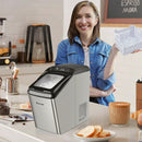 Ice Making Machine with 29 Pounds Pebble Ice per Day-Silver by LJGDeals