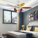 52 Inch Kids Ceiling Fan with Pull Chain Control by LJGDeals