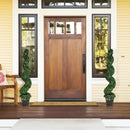 2 Pack 4 Feet Artificial Spiral Boxwood Topiary Indoor Outdoor Decor by LJGDeals