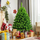 Snow Flocked Artificial Christmas Tree with Metal Stand by LJGDeals
