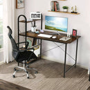 48-Inch Reversible Computer Desk with Storage Shelf by DirectDeals