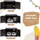 Cat Litter Box Enclosure with Double Doors for Large Cat and Kitty by LJGDeals